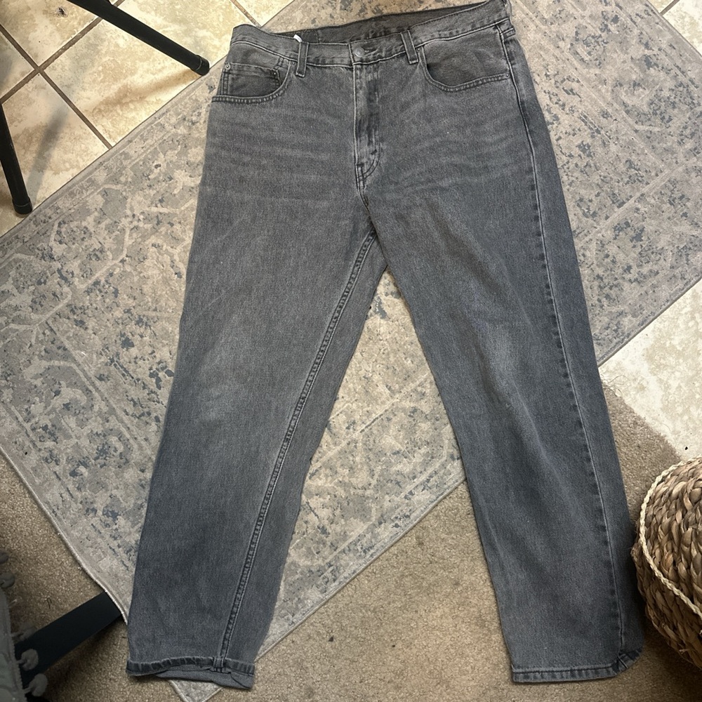Levi's Men's Straight Jeans in Gray